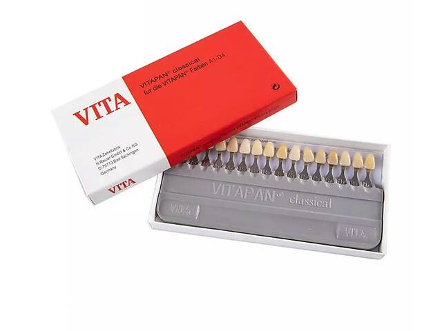Шкала VITA, оттенки зубов Vitapan classical, шкала Вита