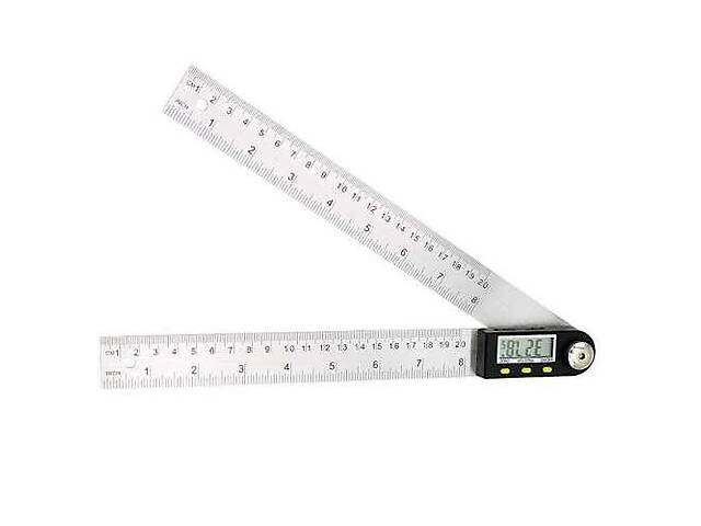 Складная линейка для измерения углов (угломер электронный) 200 мм PROTESTER 5422-200