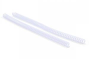 Спираль пластиковая для переплета Agent A4 100 шт 3:1 14,3 мм Белая (6927920170160)