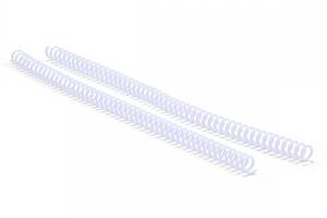 Спираль пластиковая для переплета Agent A4 100 шт 4:1 14 мм Белая (6927920170474)