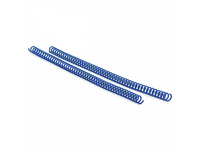 Спираль пластиковая для переплета Agent A4 100 шт 4:1 14 мм Синяя (6927920170511)