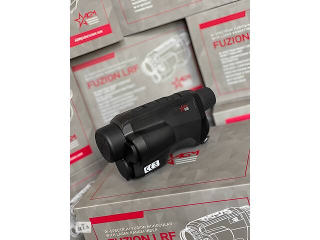 Тепловой монокуляр AGM Fuzion LRF TM35-640 Fusion Thermal Imaging & CMOS Monocular with Laser Range Finder,