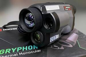 Тепловизионный монокуляр HikMicro Gryphon GH35L LRF, 35 мм, лазерный дальномер, цифровая камера, Wi-Fi Купи
