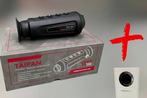 Тепловизионный монокуляр + Повербанк в подарок! AGM Taipan TM15-384, 708 м, сенсор 384х288, дисплей 1280х960