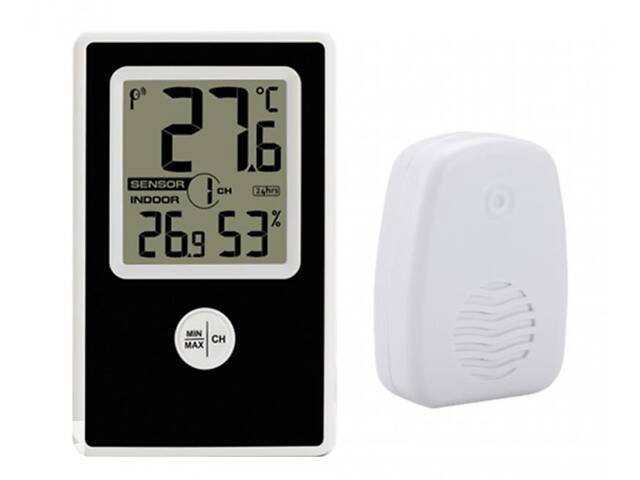 Термометр беспроводной с гигрометром и внешним датчиком наружной температуры TS-WS-43