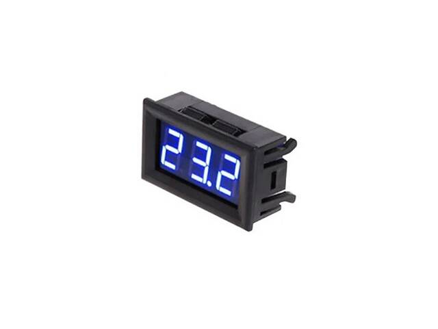 Термометр электронный 12v(синие цифры)