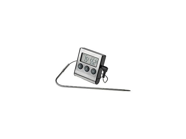 Термометр цифровой Winco с таймером для запекания Grey (02337)