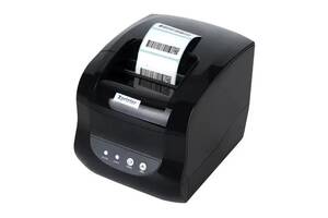 Термопринтер для печати этикеток и чеков Xprinter XP-365B Black N