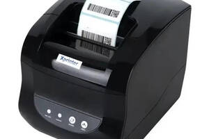 Термопринтер для печати этикеток и чеков Xprinter XP-365B Black N