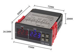 Терморегулятор STC 3008 от -55 до 110°C 220V