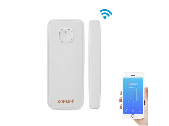 Умный wifi датчик открытия двери или окон Konlen KL-WD001, Iphone & Android App