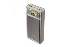 Универсальная мобильная батаря Hoco J103A Power Bank Discovery edition 20000 mAh 3А PD+QC 3.0 22.5W Type-C LED Серый