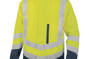 Утепленная сигнальная куртка 5-1 Delta Plus Optimum2 желто-синий 2XL