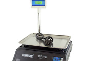 Весы торговые электронные до 50 кг Matarix MWS-411 + стойка