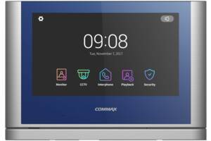 Відеодомофон Commax CDV-1024MA Blue + Dark Silver