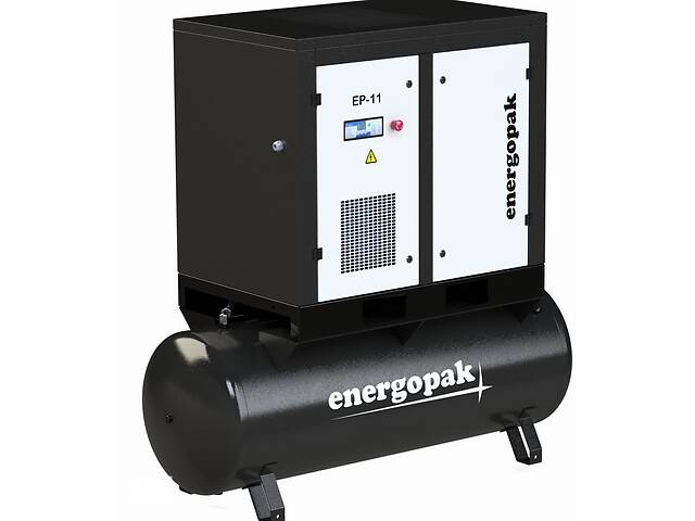Винтовой компрессор Energopak EP 11-T500 с ресивером 500л (1,8 м3/мин, 7,5 бар, 11 кВт) Купи уже сегодня!