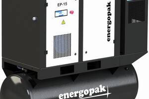 Винтовой компрессор Energopak EP 15/RD-T270 с осушителем и ресивером 270л (2,5 м3/мин, 7,5 бар, 15 кВт) Купи