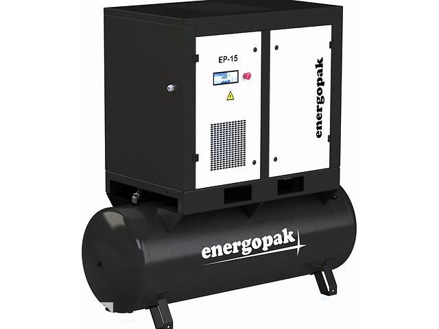 Винтовой компрессор Energopak EP 15-T500 с ресивером 500л (2,5 м3/мин, 7,5 бар, 15 кВт) Купи уже сегодня!