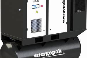 Винтовой компрессор Energopak EP 18/RD-T270 с осушителем и ресивером 270л (3,1 м3/мин, 7,5 бар, 18,5 кВт) Купи