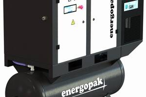 Винтовой компрессор Energopak EP 5/RD-T270 с осушителем и ресивером 270л (1,0 м3/мин, 7,5 бар, 5 кВт) Купи уже