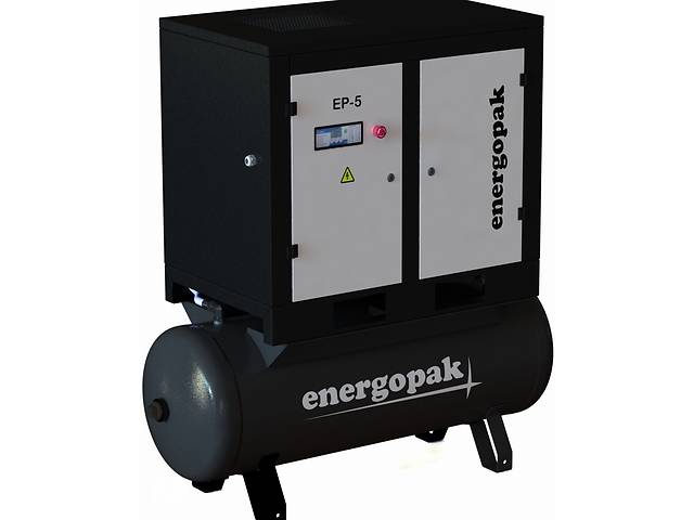 Винтовой компрессор Energopak EP 5-T500 с ресивером 500л (1 м3/мин, 7,5 бар, 5 кВт) Купи уже сегодня!