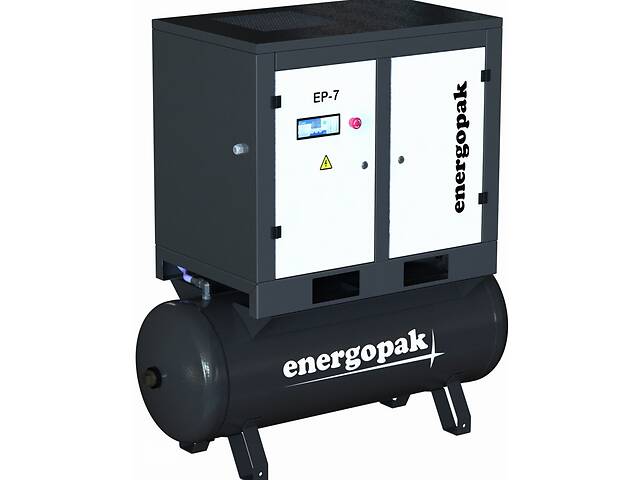 Винтовой компрессор Energopak EP 7-T270 с ресивером 270л (1,2 м3/мин, 7,5 бар, 7,5 кВт) Купи уже сегодня!
