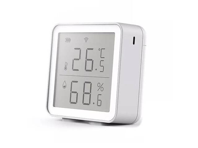Wifi термометр гігрометр кімнатний з датчиком температури та вологості Nectronix TG-12w, додаток Tuya для Android IOS...