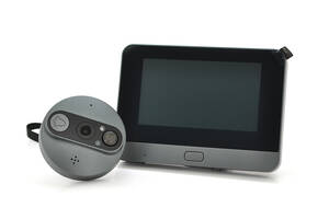WiFi видео глазок YOSO EYE1MPM43 с дисплеем, памятью и звонком на батареях (удаленный просмотр APP Tuya smart)