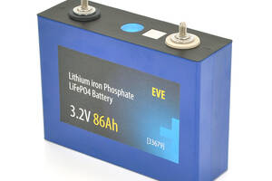 Ячейка EVE 3.2V 86AH для сборки LiFePo4 аккумулятора, (158х48х115(134)) мм Q5
