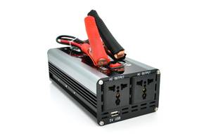 Инвертор напряжения AEV4000W, 12/220V с аппроксимированной синусоидой, 2 универсальные розетки, 1*USB (DC:5V/2.4A), к...