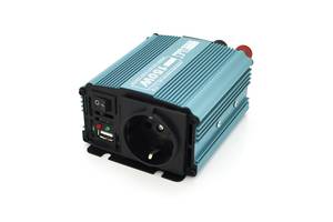 Инвертор напряжения Mexxsun MXS-150, 12V/220V, 150W с модифицированной синусоидой, 1 Shuko, клемные провода, Q30