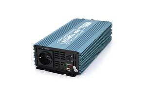 Инвертор напряжения Mexxsun MXS-1500, 12V/220V, 1500W с модифицированной синусоидой, 2 Shuko, клемные провода, Q6