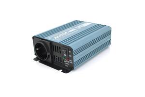 Инвертор напряжения Mexxsun MXS-300, 12V/220V, 300W с модифицированной синусоидой, 1 Shuko, клемные провода, Q12