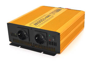 Инвертор напряжения Mexxsun MXSPSW-1500, 24V/220V, 1500W с правильной синусоидой, 2 Shuko, клемные провода, Q4