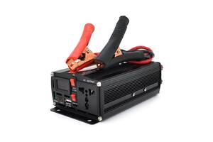 Инвертор напряжения POWERMASTER, 24V/220V, 300W с модифицированной синусоидой, 1 универсальная розетка, клеммы