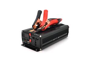 Инвертор напряжения POWERMASTER, 24V/220V, 600W с модифицированной синусоидой, 1 универсальная розетка, клеммы