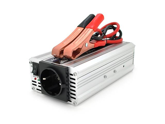 Инвертор напряжения POWERMASTER, 24V/220V, 700W с модифицированной синусоидой, 1 Shuko, клеммы