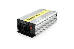 Инвертор напряжения RITAR RSC-1000, 12V/220V, 1000W с правильной синусоидой, 2xShuko, 1xUSB, клеммные провода, BOX, Q4