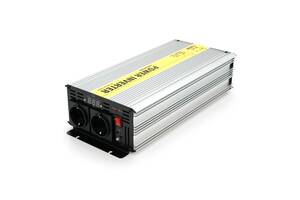 Инвертор напряжения RITAR RSC-1500, 12V/220V, 1500W с правильной синусоидой, 2xShuko, 1xUSB, клеммные провода, BOX, Q4