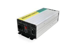 Инвертор напряжения RITAR RSCU-1000, 12V/220V, 1000W с правильной синусоидой, встроенное зарядное устройство, 1xShuko...