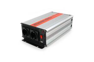 Инвертор напряжения RITAR RSX-2000, 12V/220V, 2000W с аппроксимированной синусоидой, 2xShuko, 1xUSB, клеммные провода...