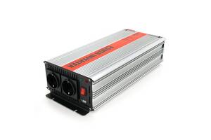 Инвертор напряжения RITAR RSX-3000, 12V/220V, 3000W с аппроксимированной синусоидой, 2xShuko, 1xUSB, клеммные провода...