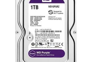 Жесткий диск Western Digital Purple 1TB 64MB 5400rpm WD10PURZ 3.5 SATA III