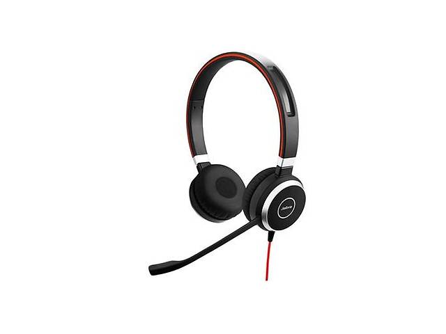 Jabra Evolve 40 MS Stereo (6399-823-109), профессиональная проводная стерео гарнитура