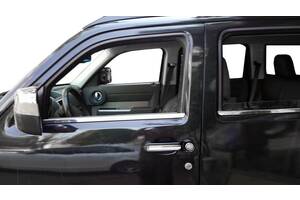 Молдинг стекол (нерж) для Jeep Cherokee/Liberty 2007-2013 гг.