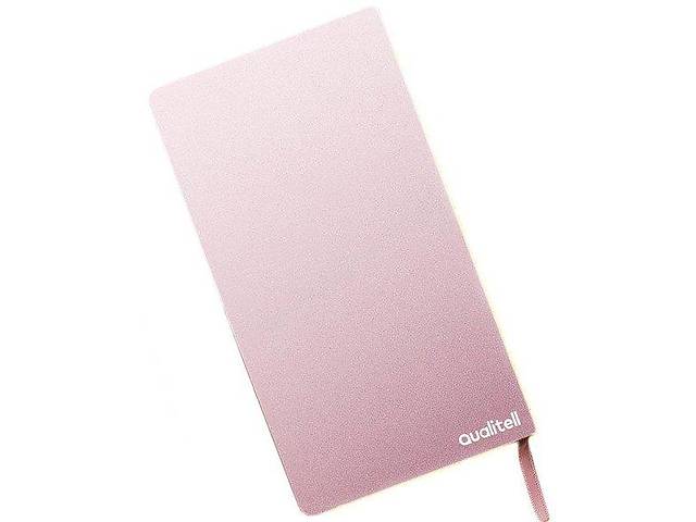 Блокнот QualiteLL Aluminum Notebook Rose 3007614, рожевий