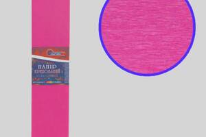 Гофрований папір 'Рожевий світлий' 50*200 см 110%, 50г/м2 жниварка креп гофра Krepina креповий папір