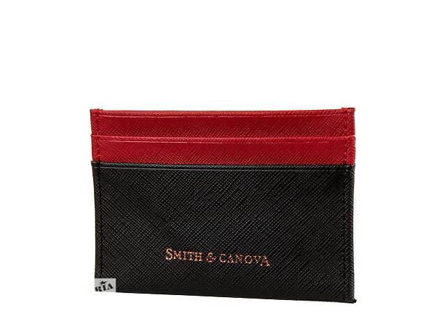 Картхолдер Smith&Canova Картхолдер SMITH&CANOVA FUL26827-black-red