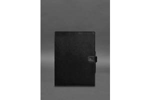 Кожаный блокнот А4 (софт-бук) 9.2 черный краст BlankNote