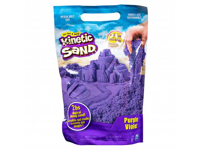 Кинетический песок Kinetic Sand COLOUR 907 г Фиолетовый